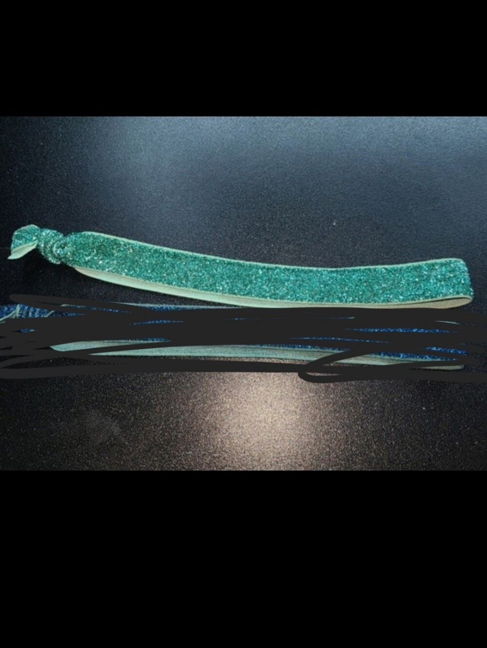 Glitter Turquoise Headband